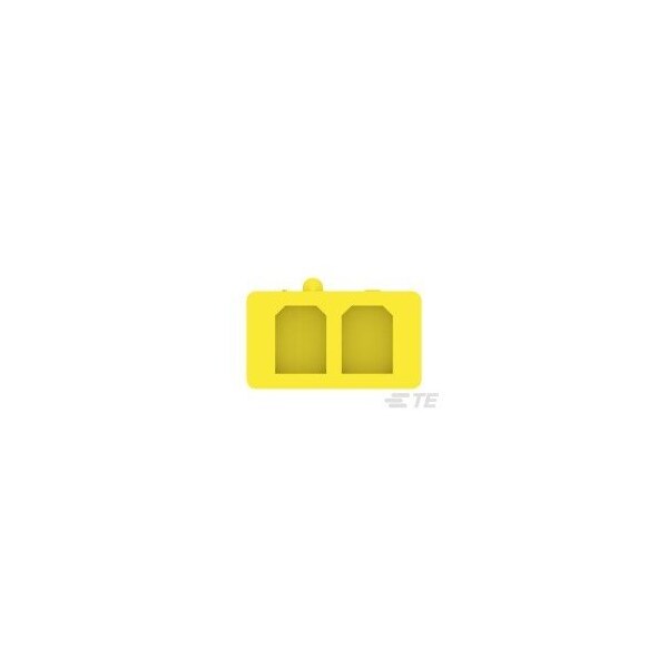 Te Connectivity 02P CMNL PLUG HSG F/H YELL - 1-480318-4