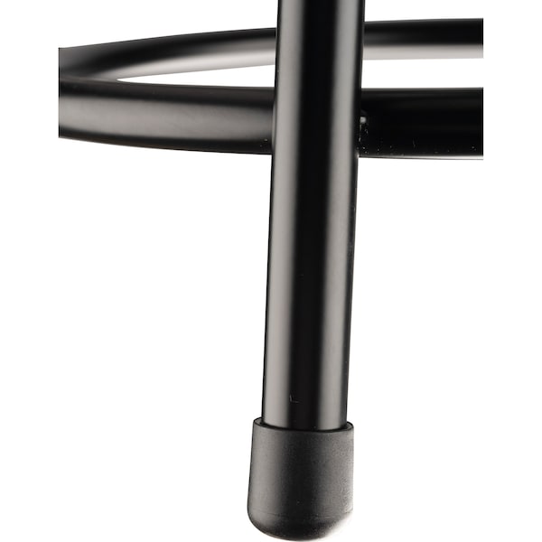 National Public Seating Blk Hardboard Stool, 30", Welded Tube Leg - 6230-10