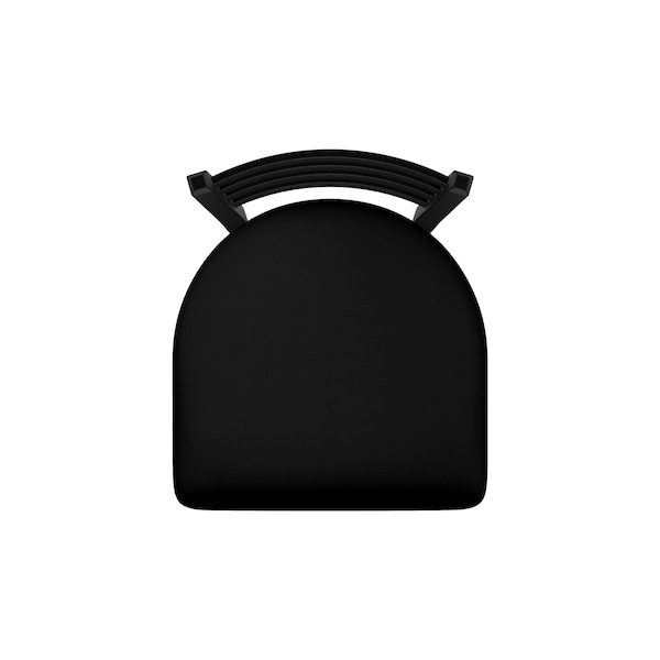 Holland Bar Stool Co 30" Swivel Bar Stool, Black Wrinkle, Black Vinyl Seat - 41030BWBLKVINYL