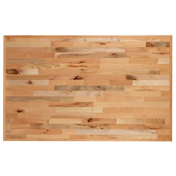 Flash Furniture 30" x 48" Rectangle Butcher Block Style Table Top - XU-BB30X48RCT-GG