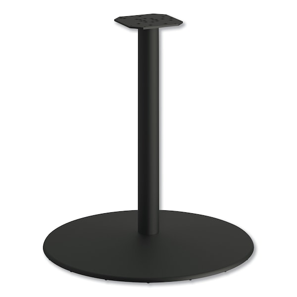 Hon Between Round Disc Base for 30 in. Table Tops, 29 in. High, Black Mica - HBTTD30.CBK