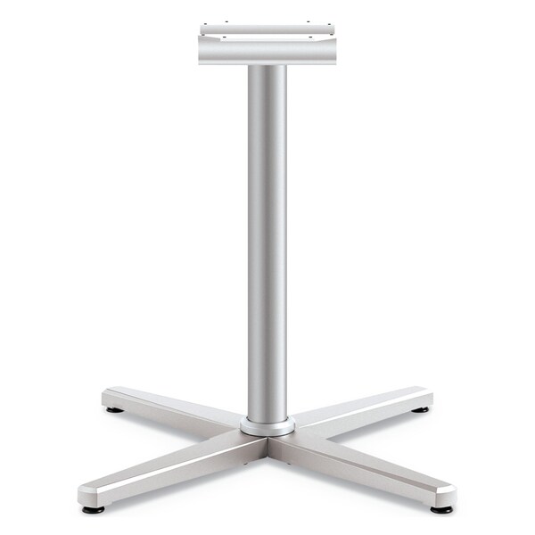 Hon Arrange X-Leg Base for 42-48" Tops, 32w x 32d x 28h, Silver - HCT29LX.PR8