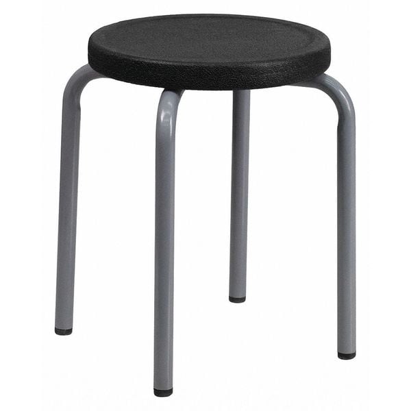 Flash Furniture Stool, Black, 17" Seat W - YK01B-GG