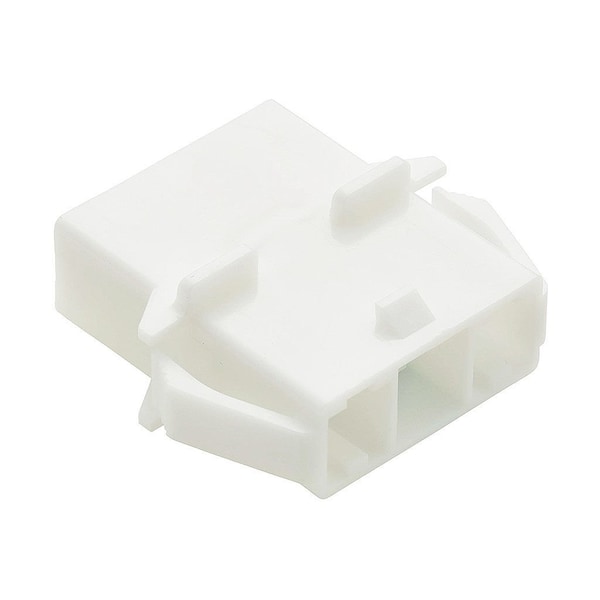 Molex Wire-To-Wire Versablade Hybrid Plug Housing, With Mounting Ears, 3 Circuits, Polyester Carbonate - 351504319