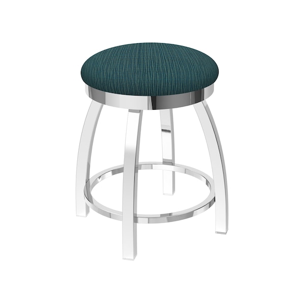 Holland Bar Stool Co 18" Swivel Vanity Stool, Chrome Finish, Graph Tidal Seat - 80218CH022