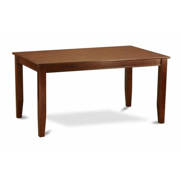 East West Furniture East West Furniture DUT-MAH-T Dudley Rectangular Table 36in x60in in Mahogany Finish - DUT-MAH-T