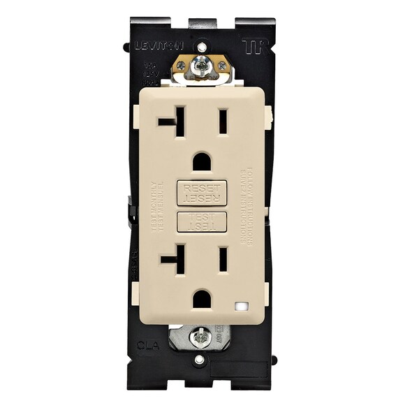 Leviton Circuit Interruptor, 20A, 125V AC, 2, 3 Poles - RGF20-WG