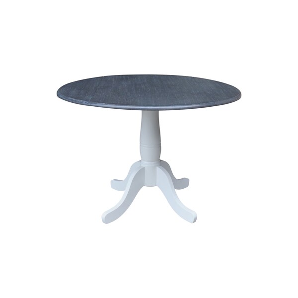 Whitewood Industries Extension Dining Tables, 45 in L, 38 in H, Parawood, 3 Piece Set - K05-42DPT-27-C617-2