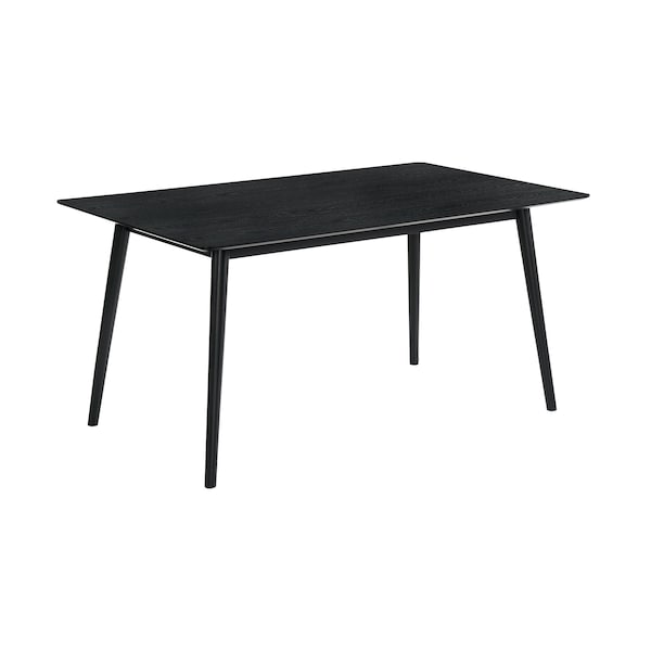 Armen Living Westmont and Azalea Gray and Black Wood 5 Piece Dining Set - SETWEDI5AZBLGR