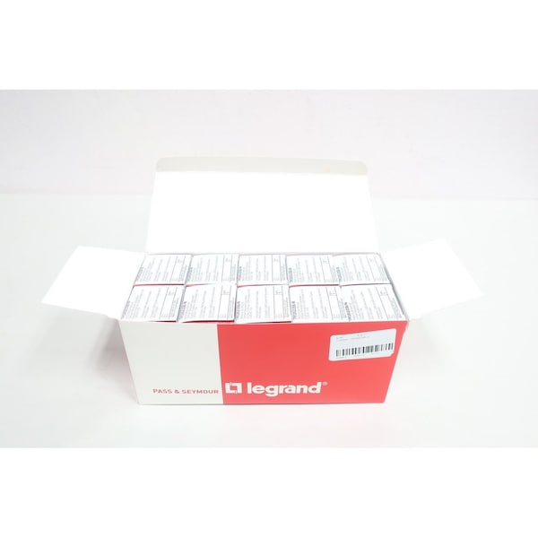 Legrand Tamper Resistant Decorator Duplex Outlet WUsb Charger 31A 15A Amp 125VAc Receptacle, TR5262USBW - TR5262USB-W