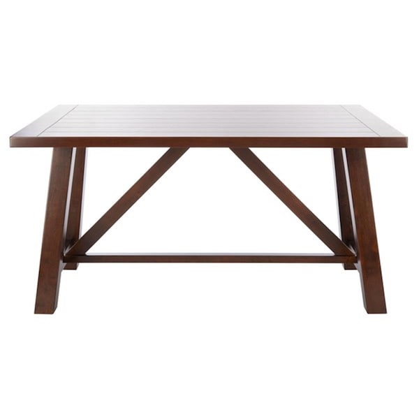 Safavieh Ainslee Rectangle Brown Dining Table - 30 x 57 x 36 in. - DTB9217A