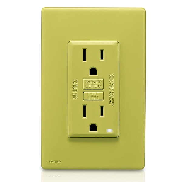 Leviton Circuit Interruptor, 15A, 125V AC, 2, 3 Poles - RGF15-GS