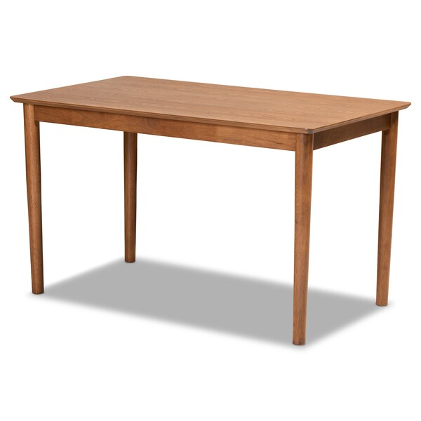 Baxton Studio Dining Nook, 47.25 W, 27.75 H, Wood, Grey/Walnut Brown - 214-11960-9305-ZORO