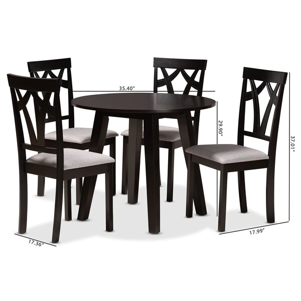 Baxton Studio 35.4 W X 35.4 L X 29.9 H - 194-8028-10896-ZORO