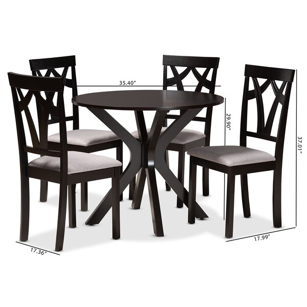Baxton Studio 35.4 W X 35.4 L X 29.9 H - 194-8028-10892-ZORO