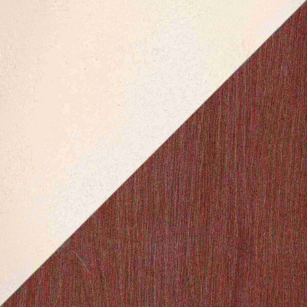 Lumisource Dakota Dining Table in White Metal and Brown Bamboo - DT-DKTA WBN