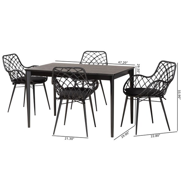Baxton Studio 47.2" W X 29.5" L X 29.9" H - 234-12823-13281-ZORO