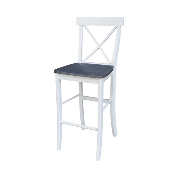 Whitewood Industries Extension Dining Tables, 45 in L, 38 in H, Parawood, 5 Piece Set - K05-42DPT-27-S61334