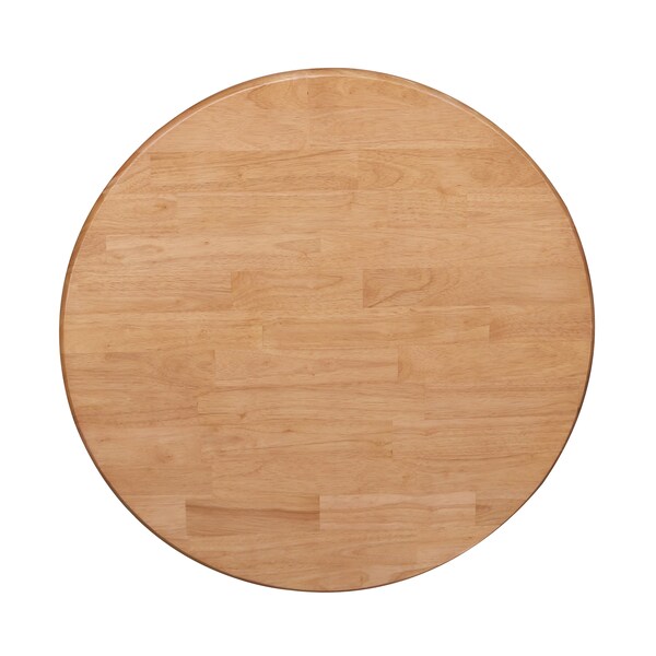 International Concepts Round 30 in Round Top Pedestal Table, 28.9 inH, Cinnamon/Espresso, 30 in W, 30 in L, 28.9 in H - K58-30RT