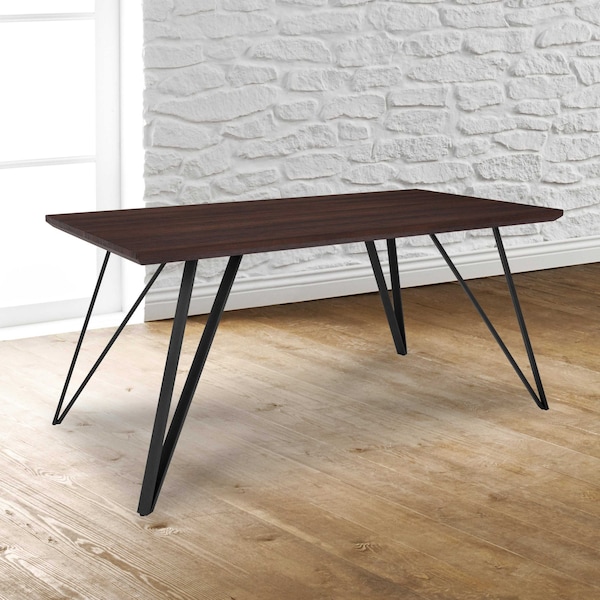 Flash Furniture Corinth 31.5" x 63" Rectangular Dining T - HG-DT012-64054-GG