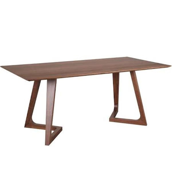 Moes Home Collection Godenza Dining Table, Walnut - Rectangular - 29.5 x 71 x 35 in. - CB-1004-03-0