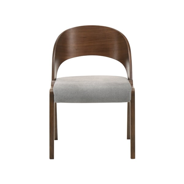 Armen Living Cirque and Polly 5 Piece Walnut Round Dining Set - SETCQDIWA5C