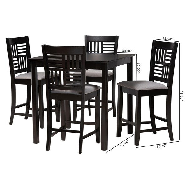 Baxton Studio 35.4" W X 36" L X 35.4" H - 232-13204-9776-ZORO