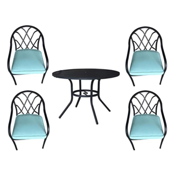 Imperial Power 5 Piece Four Seasons Courtyard Clearwater Dinning Set - 258895