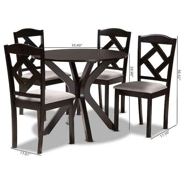 Baxton Studio 35.4 W X 35.4 L X 29.9 H - 192-8962-10892-ZORO