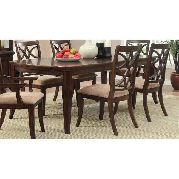 Made4Mattress Keegan Dining Table Only in Rich Brown Cherry - MA2987197