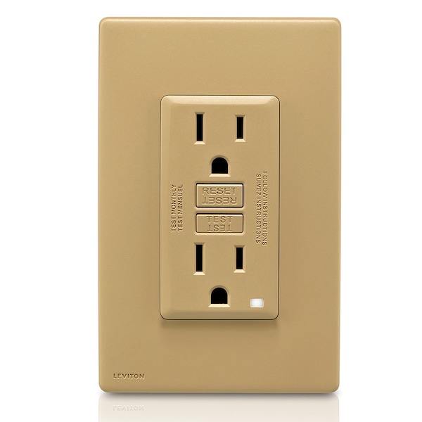 Leviton Circuit Interruptor, 15A, 125V AC, 2, 3 Poles - RGF15-WC
