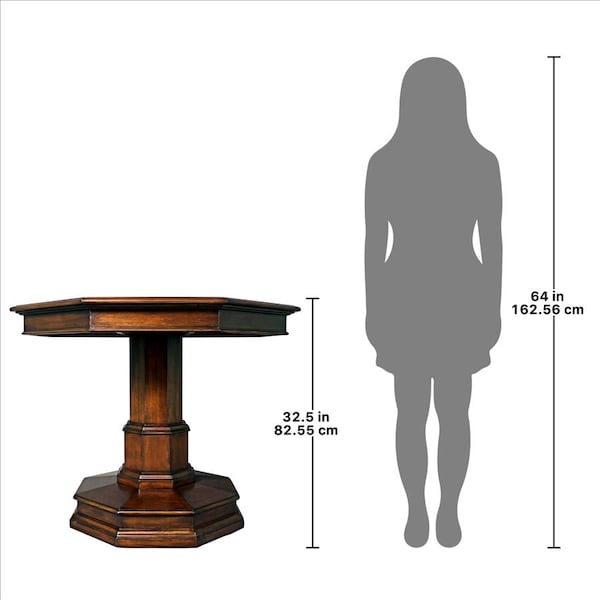 Design Toscano English Country House Octagonal Center Table - AF57628