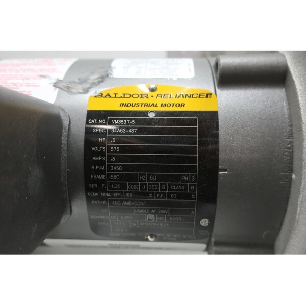 American Fan 3-1/2IN 3PH 1/2HP 3-1/2IN 575V-AC CENTRIFUGAL BLOWER - VF-9