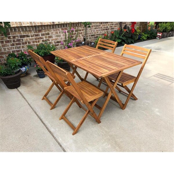 International Caravan TT-RE-037-FC-108-4CH Royal Fiji Dining Group, Stain - TT-RE-037+FC-108-4CH
