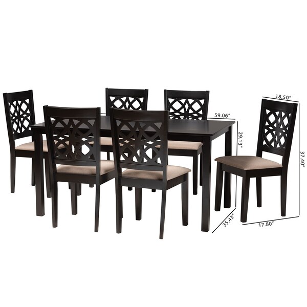 Baxton Studio 59.06" W X 29.13" L X 35.43" H - 230-13212-10519-ZORO