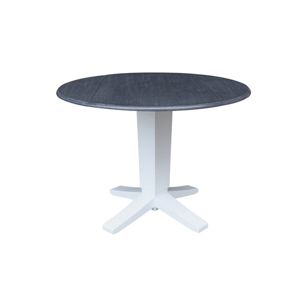 Whitewood Industries Extension Dining Tables, 45 in L, 38 in H, Parawood, 3 Piece - K05-42DPT-23-C617-2