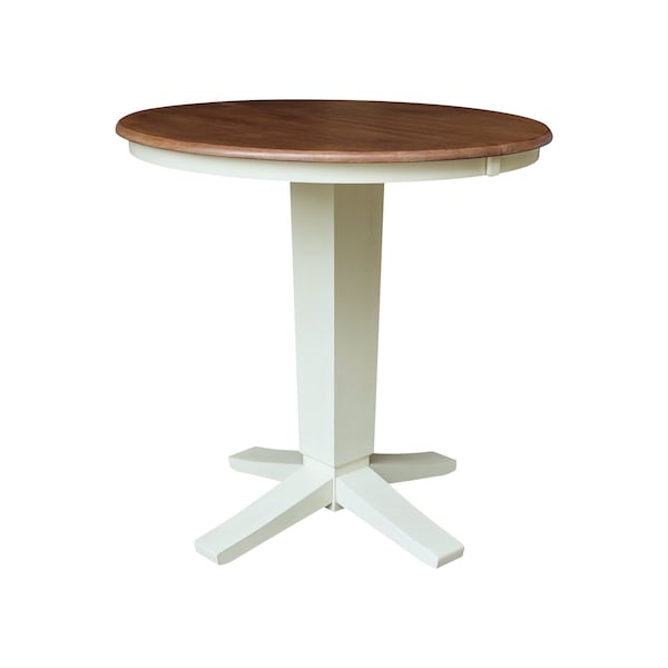 Whitewood Industries Rectangular Extension Dining Table W/ 2 Counter Height Stools, 36 in W, 36.1 in L, 48 in H, 3 - K79-36RXT-23-S6132-2