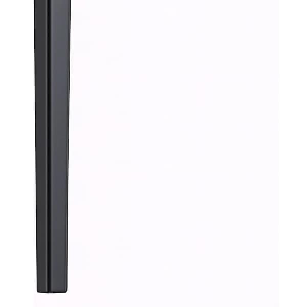 Leisuremod Rectangular 70.87 in W, 28.7 in L, Stone/Aluminum, Deep Grey - ATBL-71DGR-S