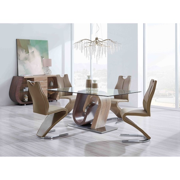 Global Furniture Usa Contemporary Brushed D4126Ndt + D4126Ndc - 2819