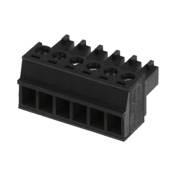 Molex Pluggable Terminal Blocks 3.81Mm Euro Plug Ra Uro Plug Ra Blk 6Ckt - 395100006