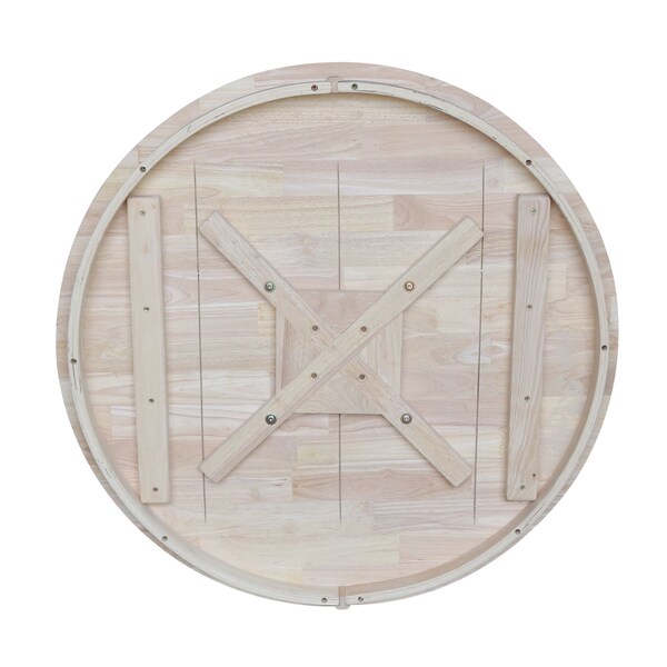 International Concepts Round 36 in Round Top Pedestal Table, 28.9 inH, Unfinished, 36 in W, 36 in L, 29.9 in H, Wood - K-36RT-11B