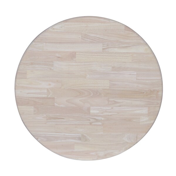 International Concepts Round 36 in Round Top Pedestal Table, 28.9 inH, Unfinished, 36 in W, 36 in L, 29.9 in H, Wood - K-36RT-11B