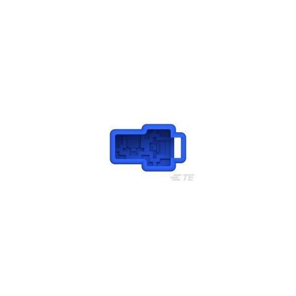 Te Connectivity FF 250 PLUG HSG 2P NYLON BLUE - 172129-5