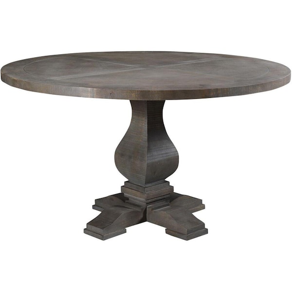 Cambridge Cambridge 982002-RUS Willoughby Mango Wood Round Pedestal Dining Table - 54 x 30 in. - 982002-RUS