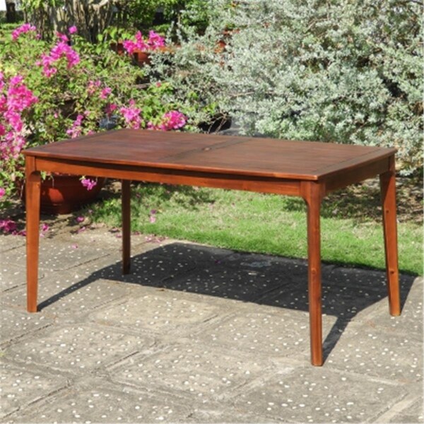 International Caravan Highland Acacia Americana 59 by 32 in. Rectangular Dining Table - VF-4168-ST