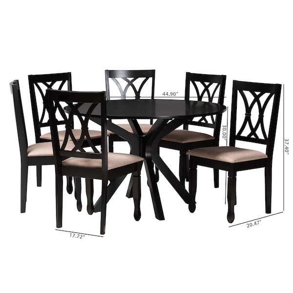 Baxton Studio 44.9" W X 30" L X 44.9" H - 226-10527-10894-ZORO