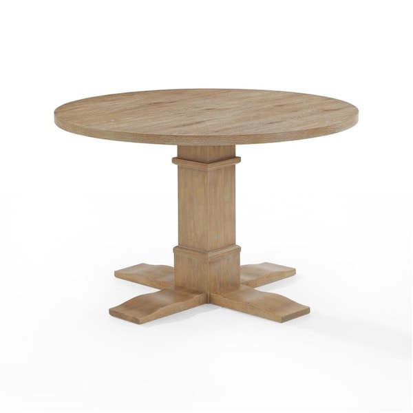 Crosley Joanna Round Dining Table, Rustic Brown - 30.25 x 47.25 x 47.25 in. - KF13060RB