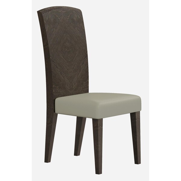 Homeroots Gray Dining Table & 6 in. Chair Set 57 x 64.5 x 130.5 in. - 366370