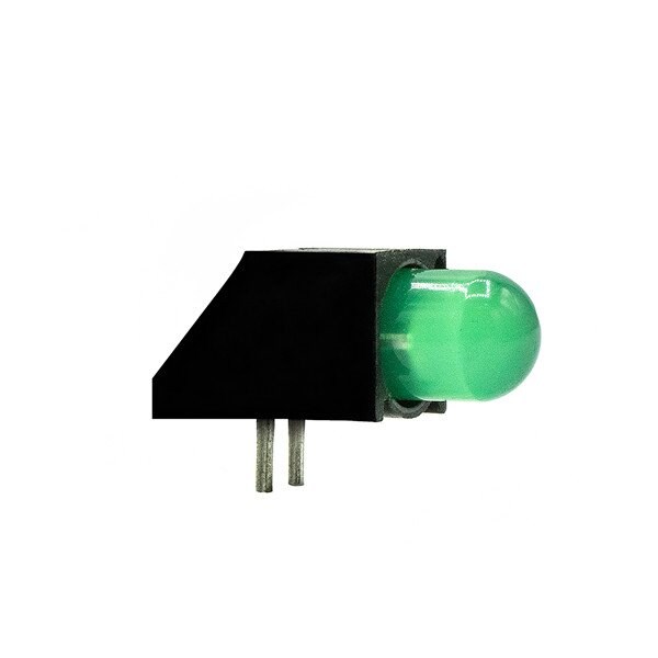 Led de un solo color Dialight, verde, no difundido teñido, T-1 3/4, 5Mm - 550-1507F.