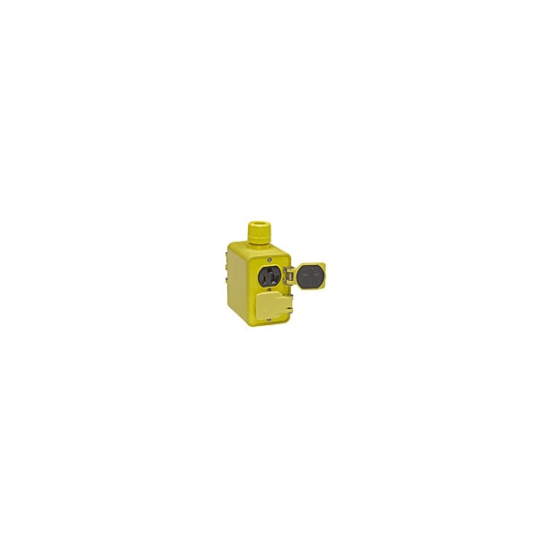 Woodhead (2)DUP 5-15R W-PROOF OUTLET BX - 3005-1